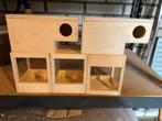Vogelhuisjes diverse, Dieren en Toebehoren, Vogels | Hokken en Kooien, Ophalen of Verzenden, Zo goed als nieuw, Hout, Vogelkooi