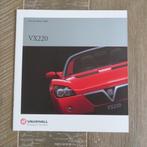 Brochure folder Vauxhall VX 220 VX220 Opel Speedster, Ophalen of Verzenden, Zo goed als nieuw, Opel