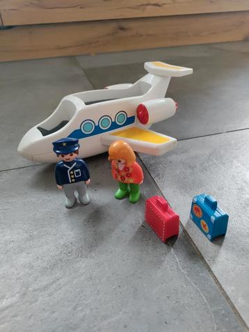 Playmobil 1.2.3 6780 Vliegtuig beschikbaar voor biedingen