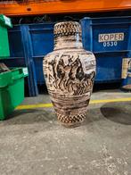 W. Germany vaas met paarden decor keramiek, Tuin en Terras, Ophalen, Gebruikt, ., .