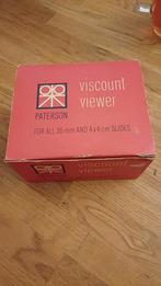 Paterson Viscount viewer voor 35mm en 4x4 dia's, Ophalen of Verzenden, Gebruikt
