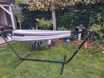 Hangmat met demontabel onderstel, Tuin en Terras, Hangmatten, Ophalen, Zo goed als nieuw, Buiten, Met standaard