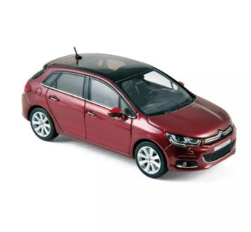 Citroen C4 2015 Babylone rood schaal 1/43 NOREV ref: 155444 beschikbaar voor biedingen