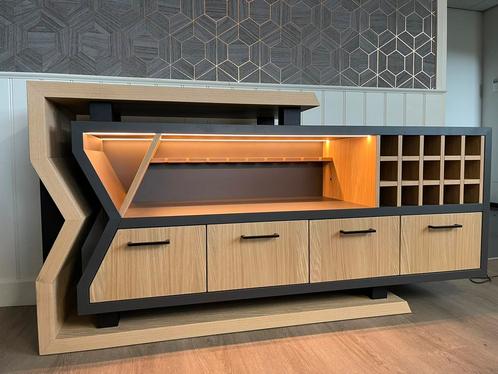 Design Wijnkast (handgemaakt), Huis en Inrichting, Kasten | Televisiemeubels, Nieuw, Minder dan 100 cm, 150 tot 200 cm, 50 tot 75 cm