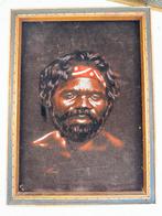 Fluweel schilderij Martinus aboriginal, Antiek en Kunst, Ophalen of Verzenden