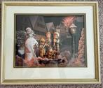 Vintage H. Hummel Kersttafereel Ingelijst, Antiek en Kunst, Kunst | Schilderijen | Klassiek, Ophalen