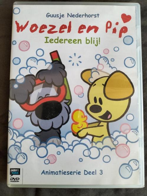 Woezel en Pip - Iedereen blij! / Animatieserie Deel 3, Cd's en Dvd's, Dvd's | Kinderen en Jeugd, Zo goed als nieuw, Tv fictie