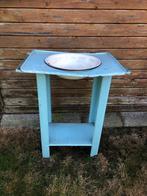 Vintage blikken Wastafel – Antieke Was Tafel, Ophalen
