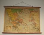 Vintage Schoolkaart "Ancient Greece" - Denoyer-Geppert, Antiek en Kunst, Ophalen, Geschiedenis