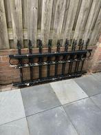 Zwart metalen/ijzeren sierhek/tuinhek, Ophalen, Gebruikt, IJzer, Sierhekwerk