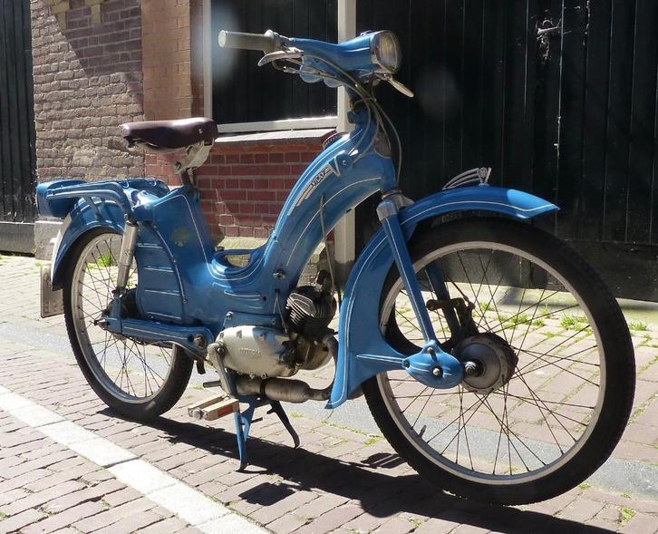 Victoria Vicky 4 met geel kenteken., Fietsen en Brommers, Brommers | Oldtimers, Overige merken, Maximaal 45 km/u, Ophalen