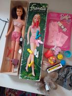 Vintage barbie pop mattel doll francie met spulletjes, Verzamelen, Verzenden