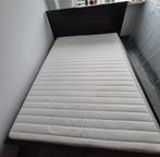 Ikea bed, Ophalen, Bruin, Tweepersoons, 140 cm