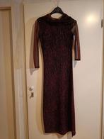 Dames lang bordeaux rood avondjurk/driekwart mouwen maat M, Ophalen of Verzenden, Nieuw, Rood, Overige typen