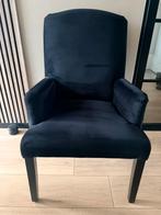 Rofra robuuste eetkamer stoelen 4 stuks zwart velours, Ophalen of Verzenden, Gebruikt, Zwart, Vier