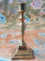 Mooi stel antieke koperen kandelaars uit Engeland 11,5 cm., Ophalen of Verzenden, Koper of Brons