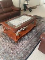 Klassieke kersenhouten Salontafel, Ophalen, 100 tot 150 cm, 50 tot 100 cm, Zo goed als nieuw