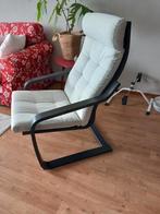 Feauteuil  Ikea Poäng, Huis en Inrichting, Stoelen, Ophalen, Zo goed als nieuw, Grijs, Eén