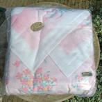Vintage NIEUW roze flanel beddengoed 2x laken 2x sloop (HB2), Huis en Inrichting, Slaapkamer | Beddengoed, Ophalen of Verzenden