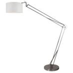 Vloerlamp Luuk, zware voet, kap wit, nieuw, Ophalen of Verzenden, Nieuw, 150 tot 200 cm
