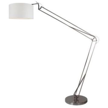 Vloerlamp Luuk, zware voet, kap wit, nieuw beschikbaar voor biedingen