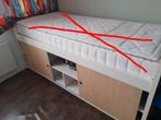 Hoogslaper bed ikea zonder matras, Ophalen, Gebruikt, Eenpersoons, 90 cm