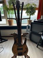 JCR 5-snarige Basgitaar Neck-through, Ziricote, Buckeye Top, Ophalen, Zo goed als nieuw, Elektrisch, 5-snarig