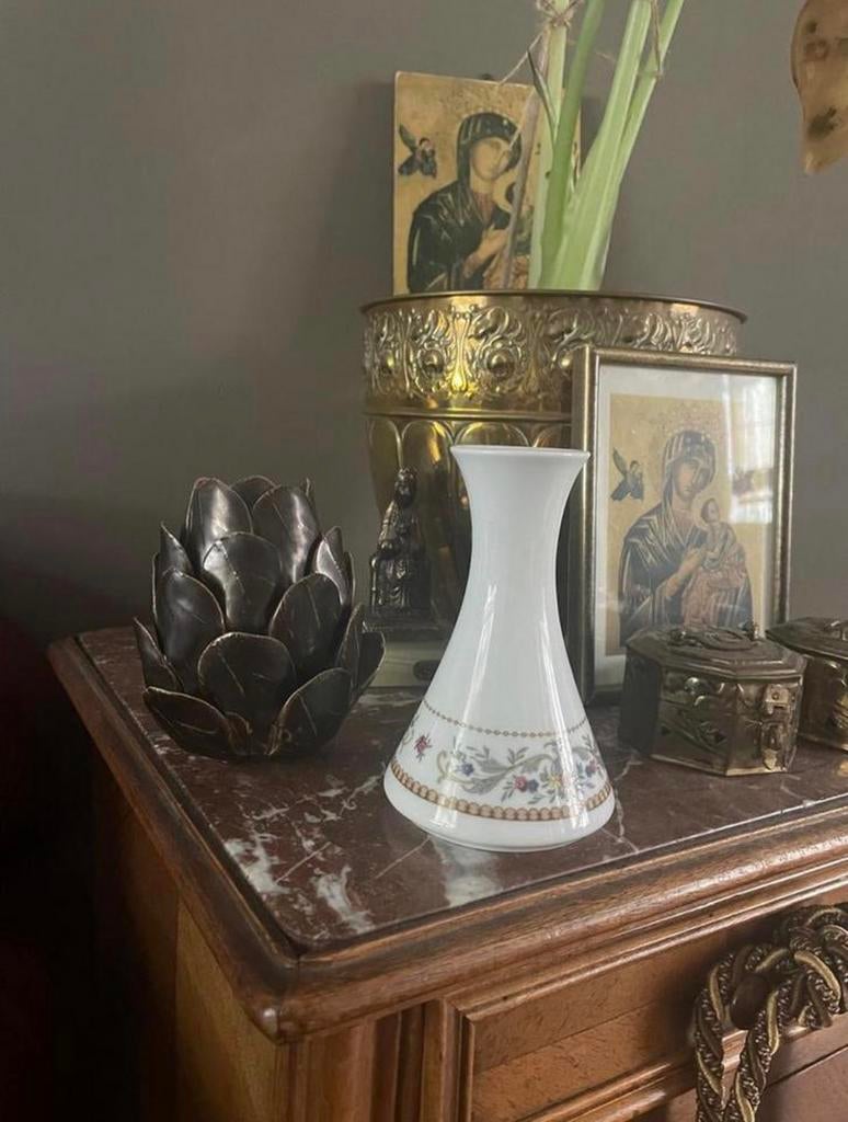 Mooi Gemerkt porseleinen vaasje van Seltmann Weiden Germany., Ophalen of Verzenden