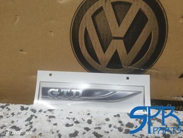 GOLF 7 GTD EMBLEEM STICKER LOGO spatbord rechts origineel beschikbaar voor biedingen