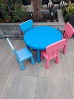 IKEA Kinder Tuinset - 4 Stoelen & Ronde Tafel mammut, Kinderen en Baby's, Kinderkamer | Tafels en Stoelen, Ophalen of Verzenden