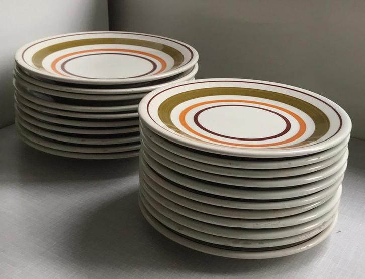 Vintage borden, Antiek en Kunst, Curiosa en Brocante, Ophalen of Verzenden