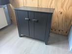 Zwarte kast Woood 80x40,5x75,5 (bxdxh), Ophalen, Gebruikt
