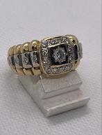 18K Gouden Rolex Ring met Diamant 1.25 ct - Maat 20, 20 of groter, Ophalen of Verzenden, Zo goed als nieuw, Dame of Heer