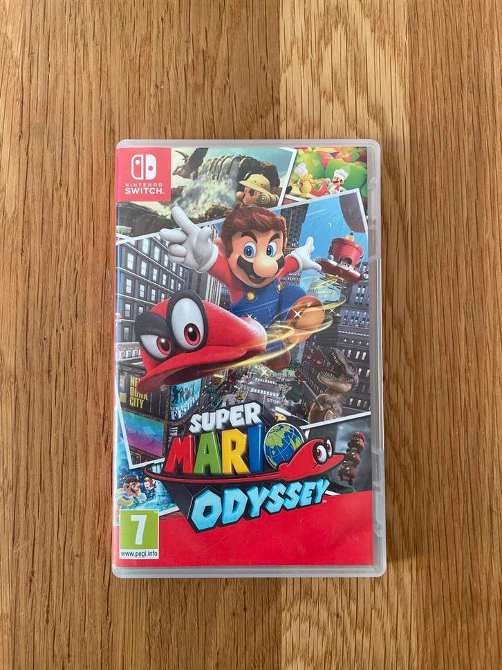 Super Mario Odyssey - Nintendo Switch, Spelcomputers en Games, Games | Nintendo Switch, Zo goed als nieuw, Platform, 1 speler