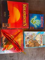 Kolonisten van Catan + Kahuna + Carcassonne overzee, Drie of vier spelers, Ophalen of Verzenden, Gebruikt