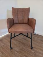 Eetkamerstoel 8x, Huis en Inrichting, Stoelen, Ophalen, Zo goed als nieuw, Bruin, Vijf, Zes of meer stoelen