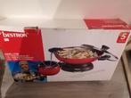 Bestron wok en fonduepan in 1, Nieuw, Ophalen of Verzenden, Elektrisch, Fonduepan