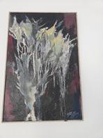 Abstract Schilderij Alb. Klijn '73, Antiek en Kunst, Ophalen of Verzenden