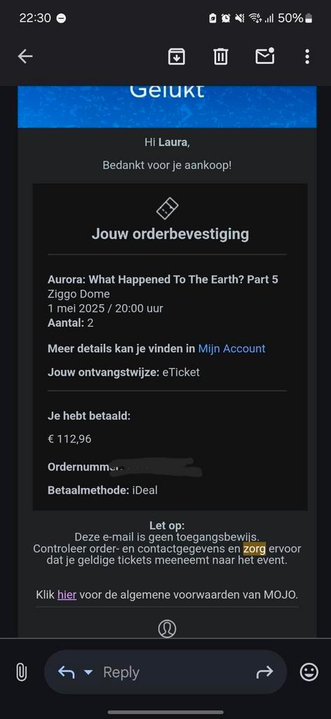 Aurora - 2 tickets voor 1 mei, Tickets en Kaartjes, Concerten | Pop, Twee personen, Mei
