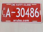 Kentekenplaat Aruba., Verzamelen, Ophalen of Verzenden, Gebruikt, Auto's
