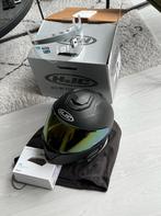 HJC i91 motorhelm (zgan!) met HJC 11B en oranje vizier, Nieuw met kaartje, M, Systeemhelm, Heren