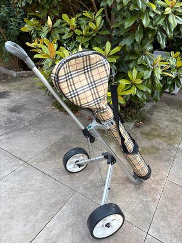 Golftas + trolley Mike Tec BurberryStyle beschikbaar voor biedingen