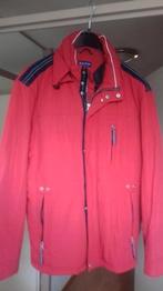 Rode winterjas mt L capuchon in kraag, Kleding | Heren, Maat 48/50 (M), Biaggini, Ophalen of Verzenden, Zo goed als nieuw