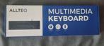 Allteq Multimedia keyboard, Bedraad, Nieuw, Multimediatoetsen, Allteq