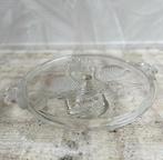 Glazen taartschaal twee zwanen Mikasa Walther Glas Germany, Antiek en Kunst, Antiek | Glas en Kristal, Ophalen of Verzenden