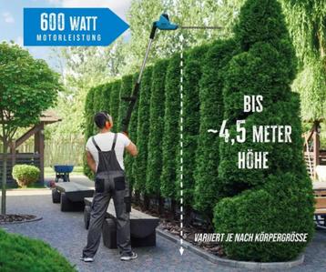Telescope heggenschaar werken tot 4 m , 230V 600W   beschikbaar voor biedingen