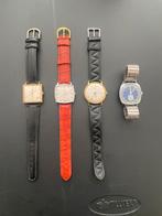 Mechanische horloges 4 stuks, Ophalen of Verzenden, Staal, Overige merken, 1960 of later