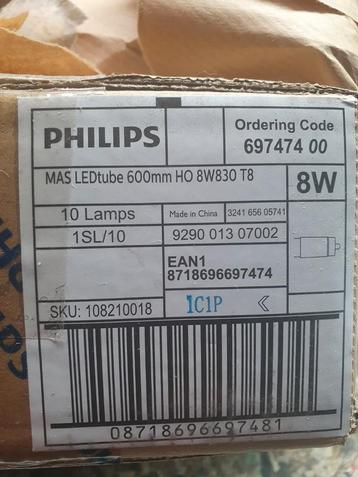 Led tl buizen 8 watt philips NIEUW ! 60 CM