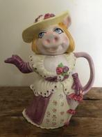 Porseleinen koffiekan Muppets Miss Piggy Jim Henson, Verzamelen, Verzamelen koffiepot of Muppets, Zo goed als nieuw, Ophalen
