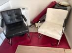 2 fauteuils, Huis en Inrichting, Ophalen of Verzenden, Zo goed als nieuw, 75 tot 100 cm, Leer